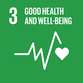 Logo: UN Sustainable Development Goal 3 — Good Health and Well-being